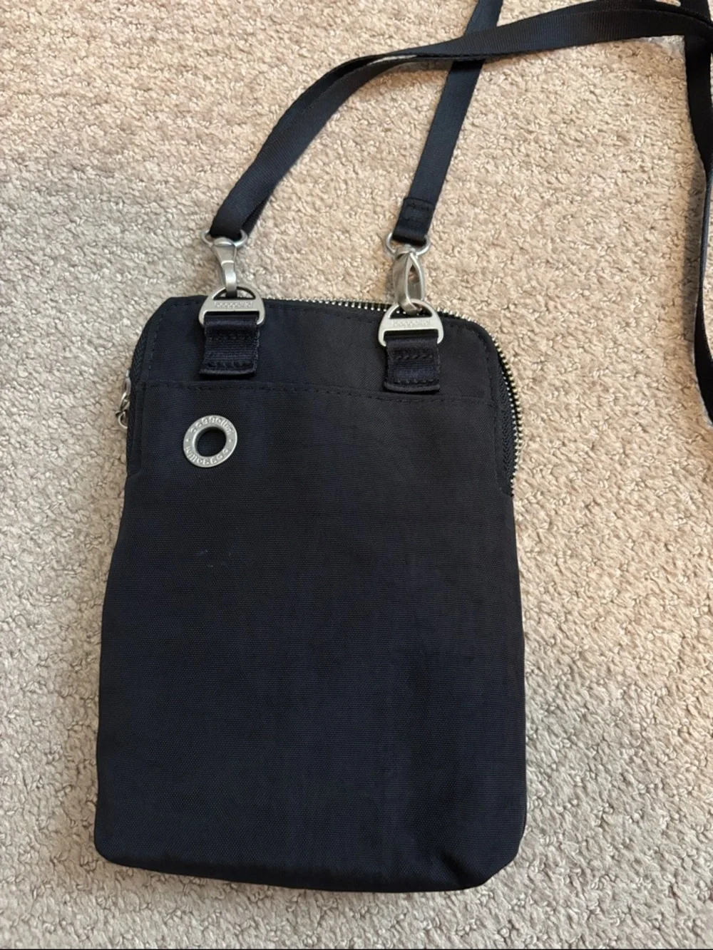 Baggallini Small Nylon Crossbody Purse Bag - Picture 2 of 8